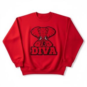 Gildan Red Diva Sweatshirt